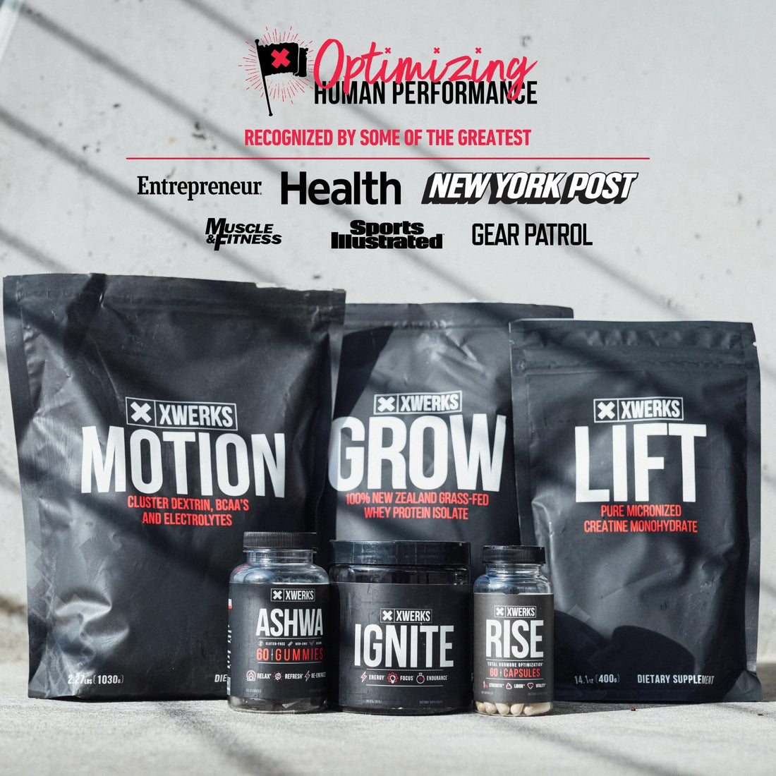 Xwerks Grow 100% New Zealand Grass-Fed Whey Protein - 25g of Pure Isolate Protein 