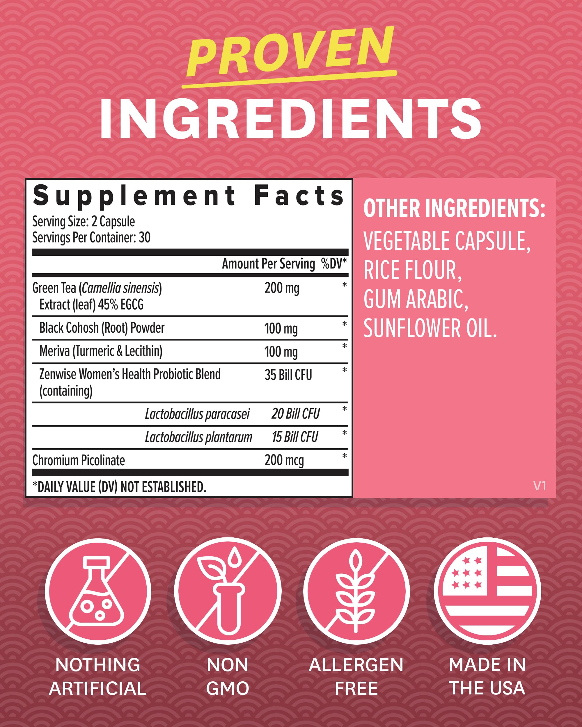 Zenwise Health ZenoPause for Menopause Relief and Weight Management | Digestive Health Zenwise Health