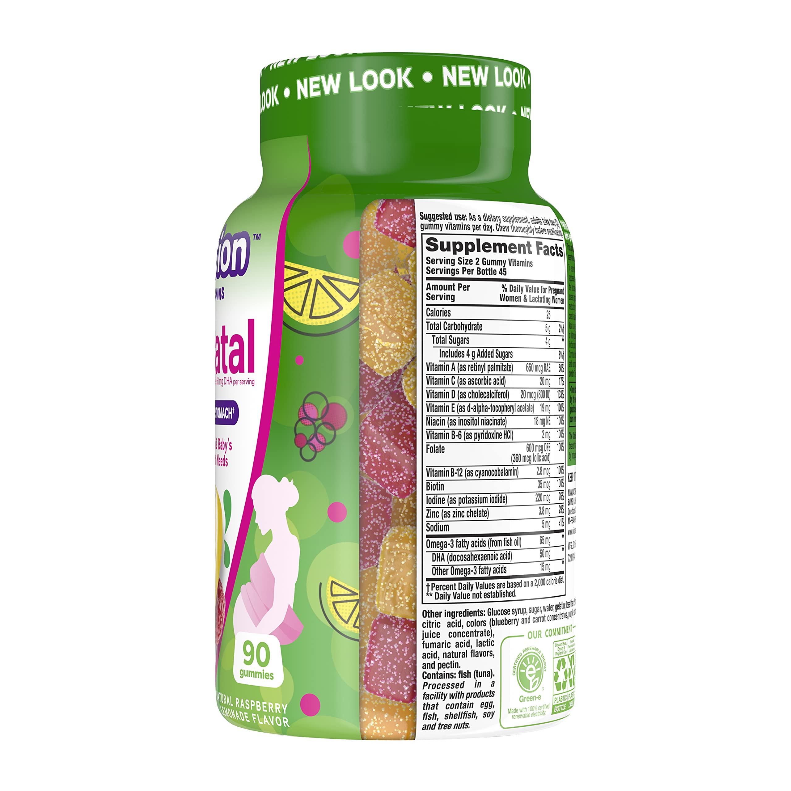 Vitafusion PreNatal Multi Vitamins, 90 Gummies each (Value Pack of 2) Vitafusion