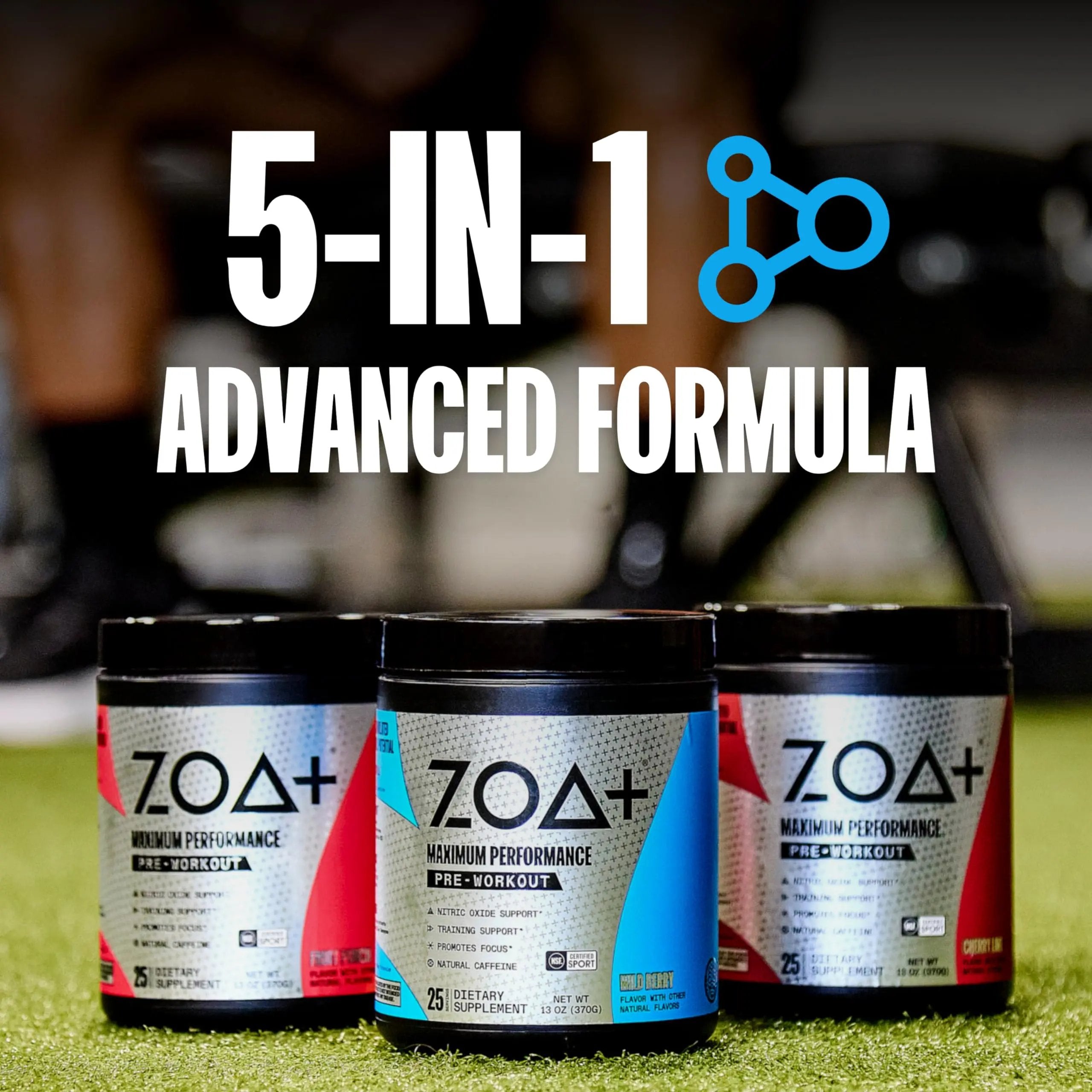 ZOA Energy Drink & Pre-Workout Powder Bundle, Cherry Limeade