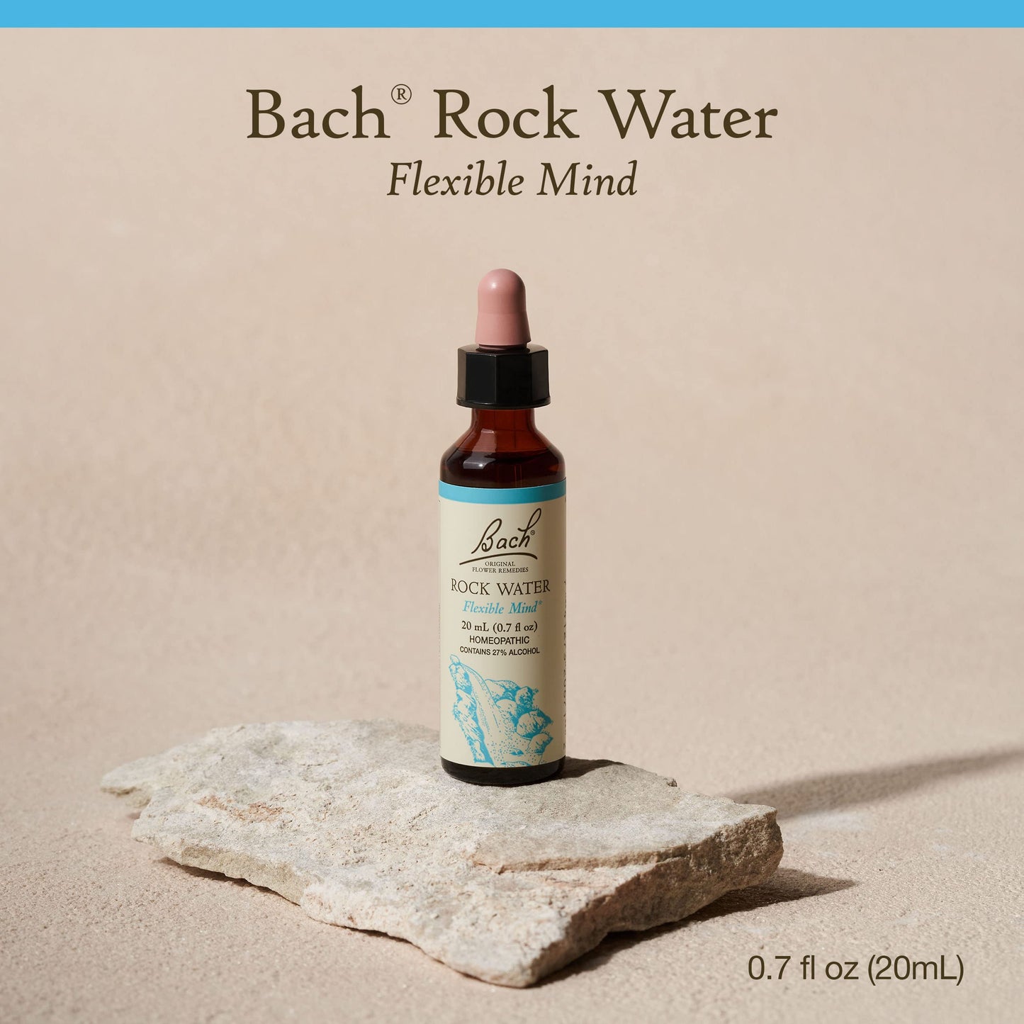 Bach Original Flower Remedies, Rock Water for Flexibility, Natural Homeopathic Flower Essence