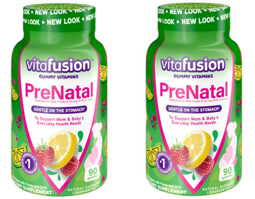 Vitafusion PreNatal Multi Vitamins, 90 Gummies each (Value Pack of 2)