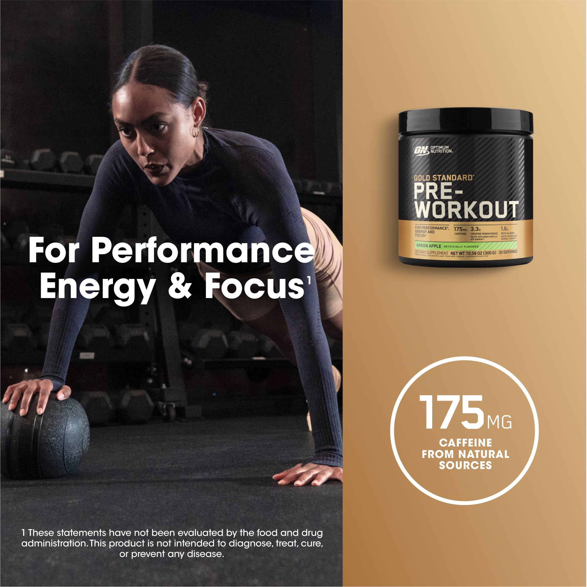 Optimum Nutrition Gold Standard Pre Workout with Creatine, Beta-Alanine, and Caffeine Optimum Nutrition