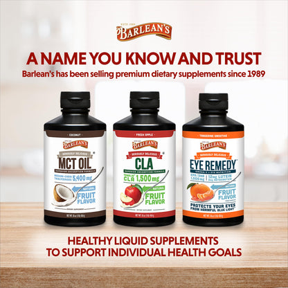 Barlean's Fresh Apple with 1,500 mg of Tonalin CLA - Gluten-Free, Vegan, Kosher Barlean's