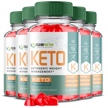 (5 Pack) Clear Factor Gummies, Clear Factor ACV Gummies, Clear Factor Gummy