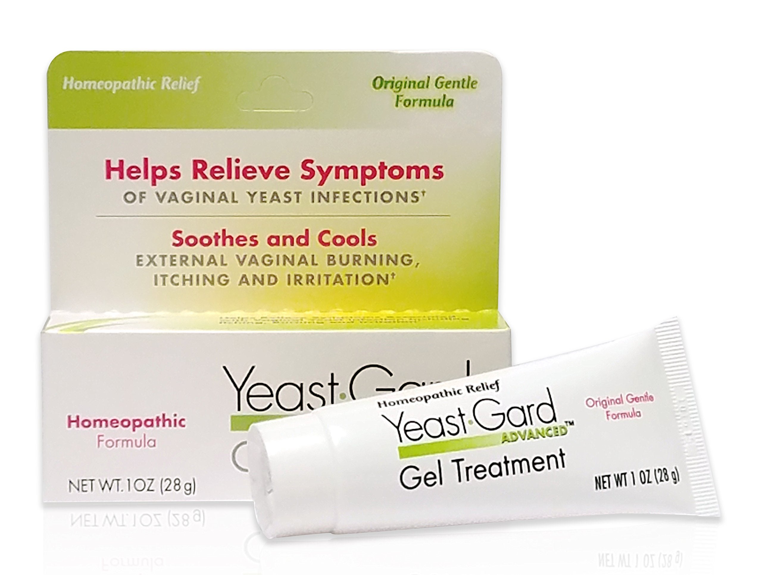 YeastGard Advanced Homeopathic Gel Treatment - Yeast Infection Symptom Relief, 1-Ounce Boxes (Pack of 3)