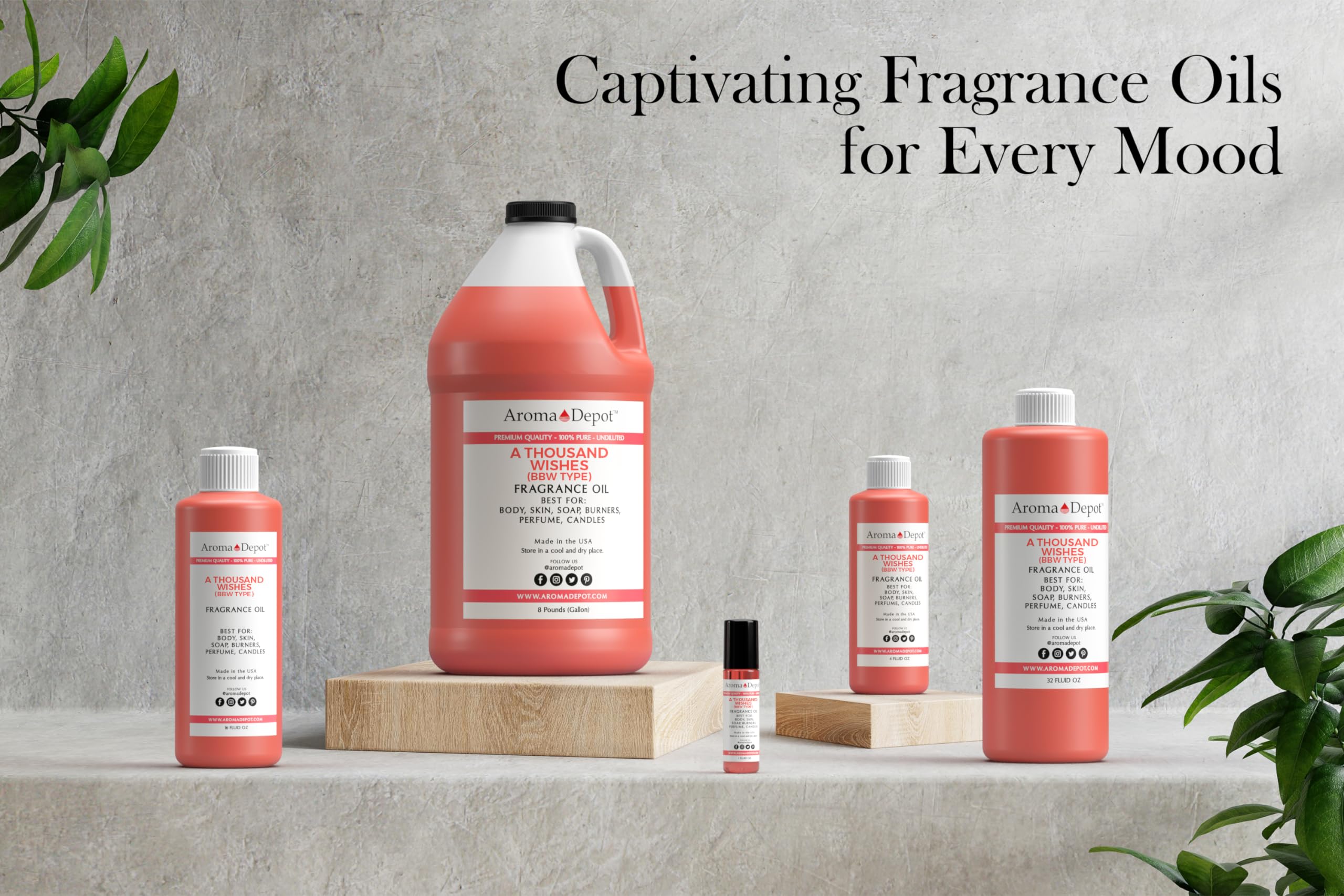 A Thousand Wishes 4oz Fragrance Oil I Perfume I Skin Oil I Scented Oil. DIY Projects Such as Candles Aroma Depot