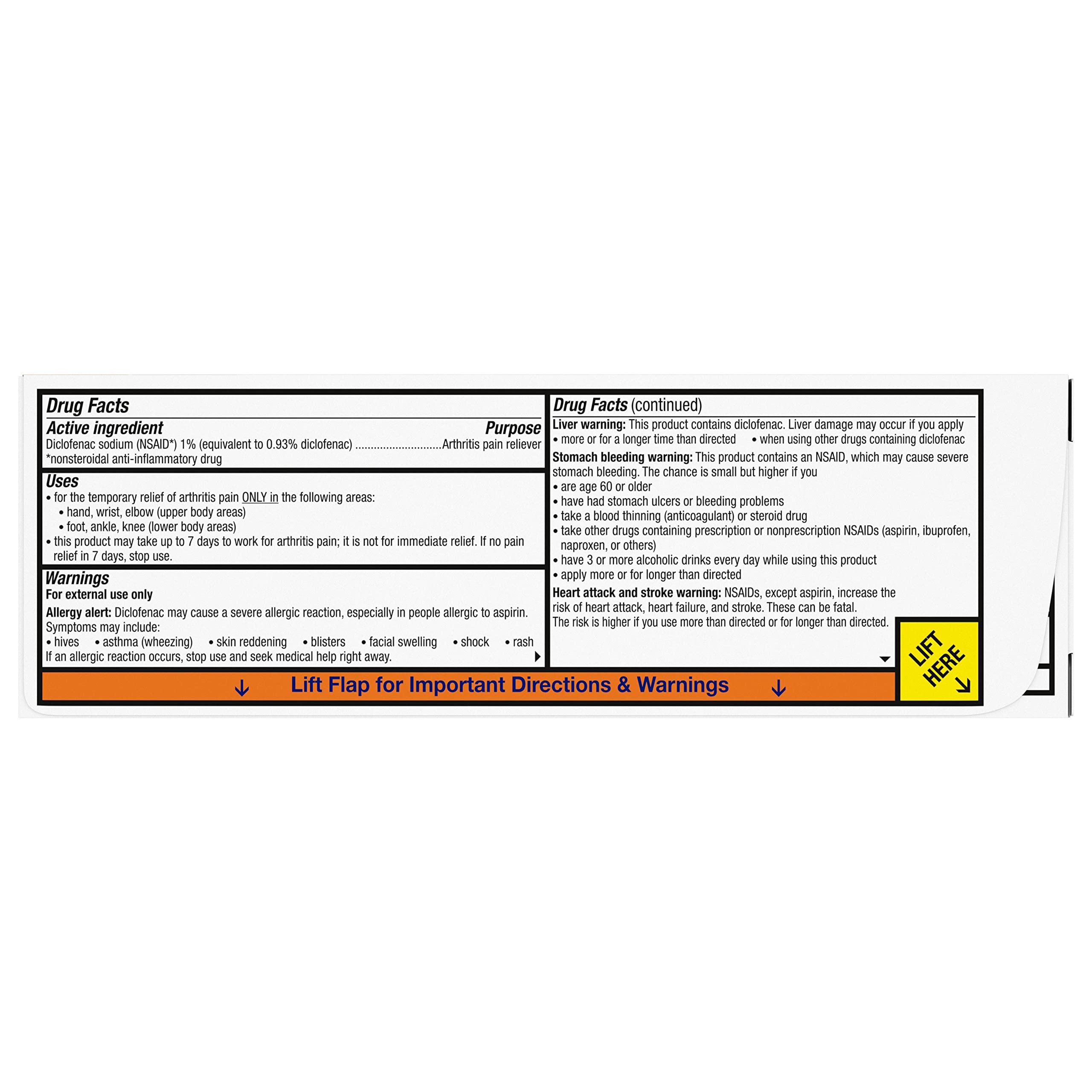 Voltaren Arthritis Pain Gel for Powerful Topical Arthritis Pain Relief, No Prescription VOLTAREN