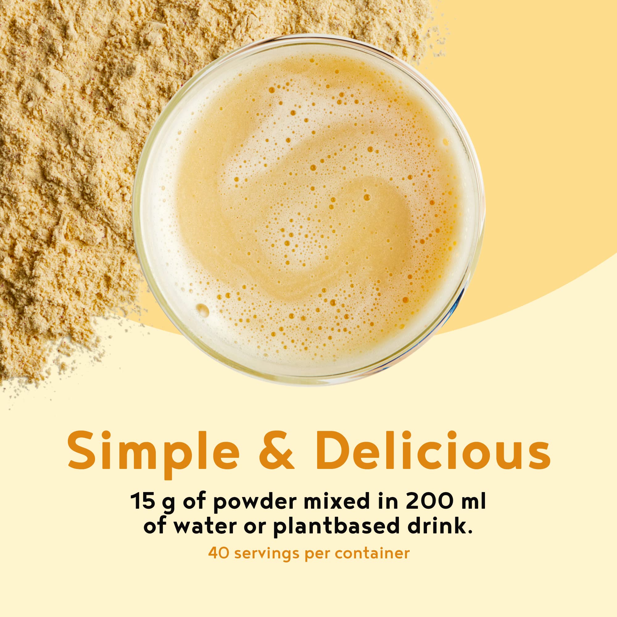 Vegan Protein Powder - Muscle Building Powder with Amino Acids - Plant Based Protein Shake Alpha Foods