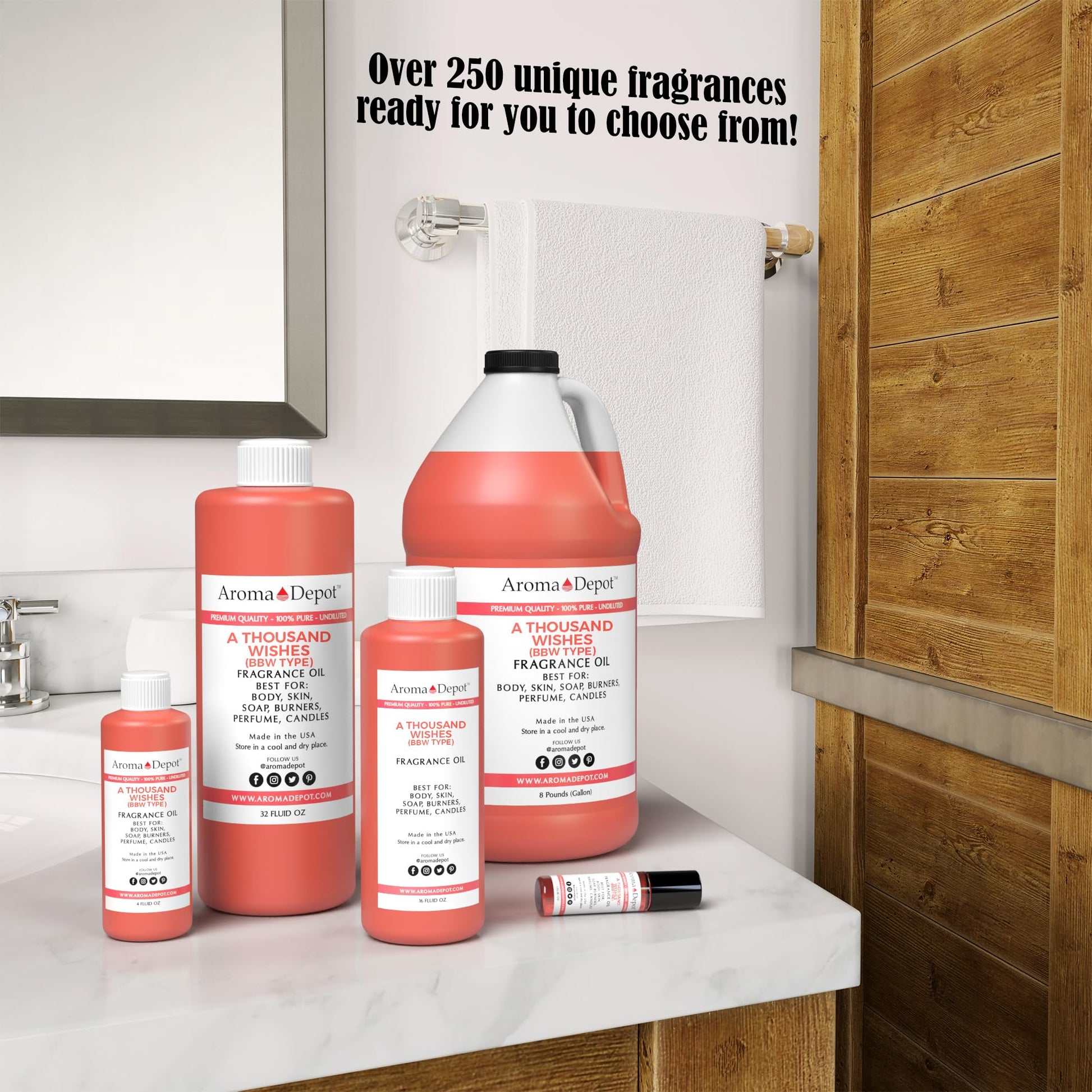 A Thousand Wishes 4oz Fragrance Oil I Perfume I Skin Oil I Scented Oil. DIY Projects Such as Candles Aroma Depot