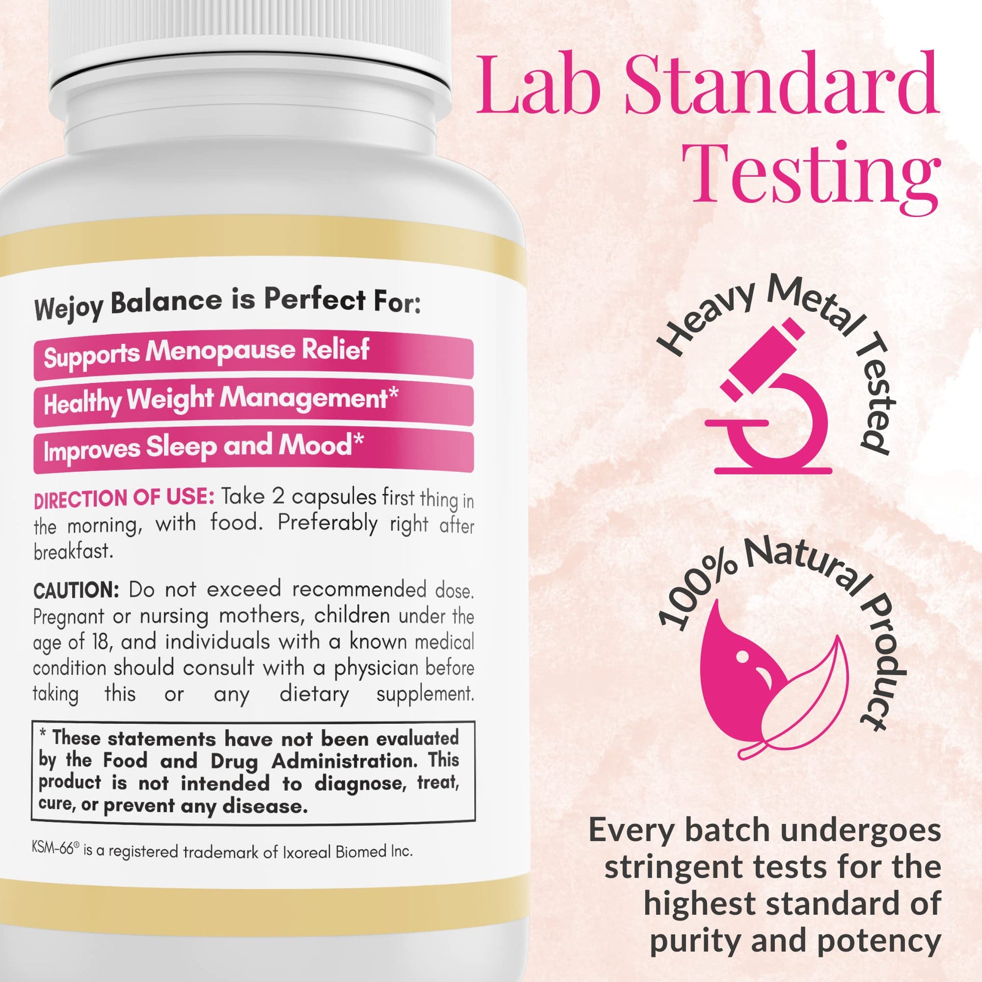 Wejoy Balance Menopause Supplements for Women - Uniquely Formulated WEJOY.