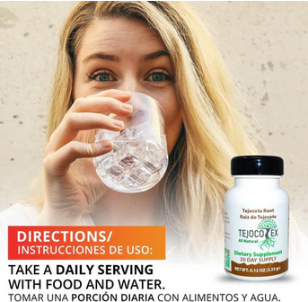 2x Tejocotex Raiz de Tejocote Root Supplement 100% Pure Authentic  All Natural Weight Loss Supplement Mexico Tejocote Nutraholics